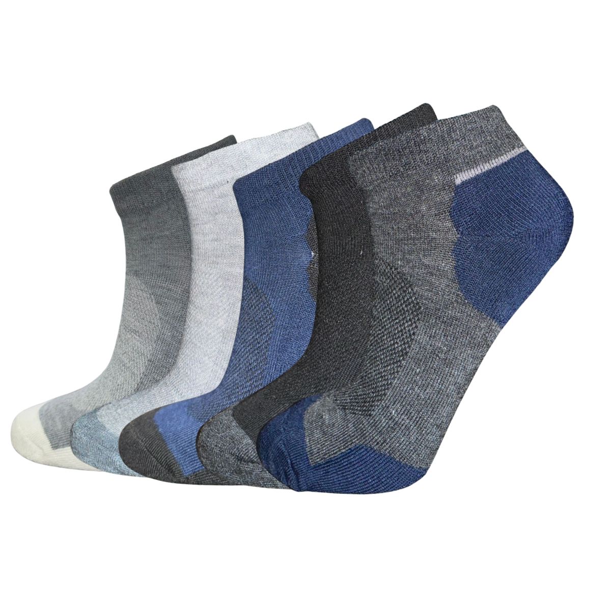 6 pares de calcetas deportivas transpirables