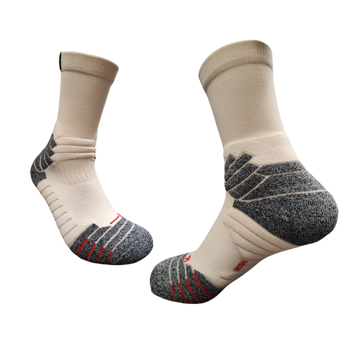 calceta de deportes 6 pares buen ajuste y compresión unisex