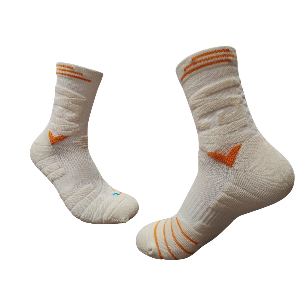 calceta deportiva 6 pares de compresión suela acolchonada hombre y mujer