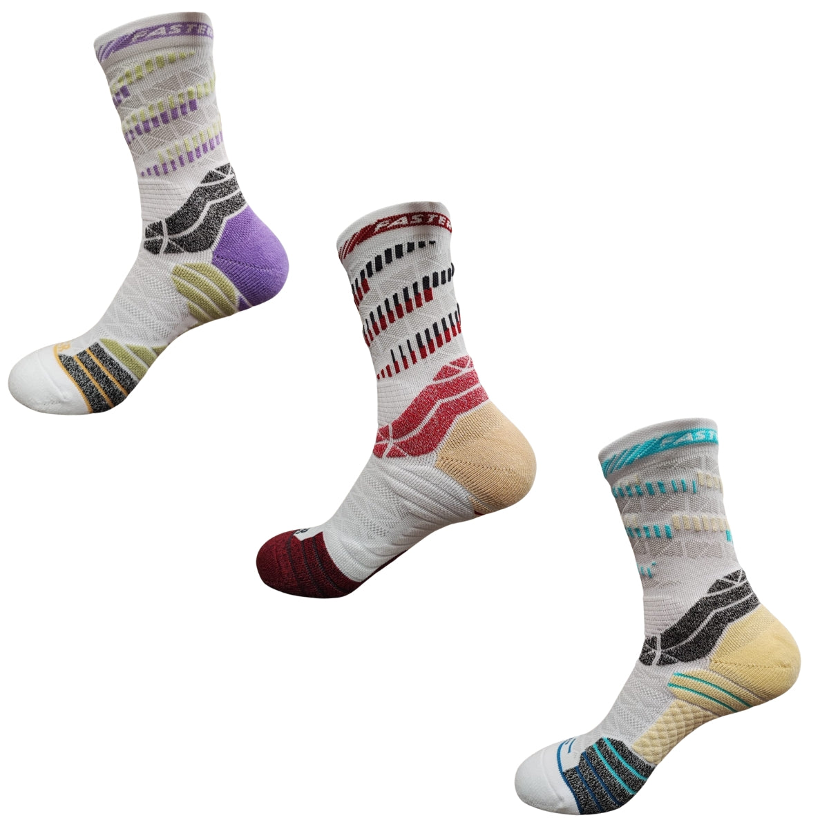 calcetas de compresión deportivo unisex paquete de 6 pares