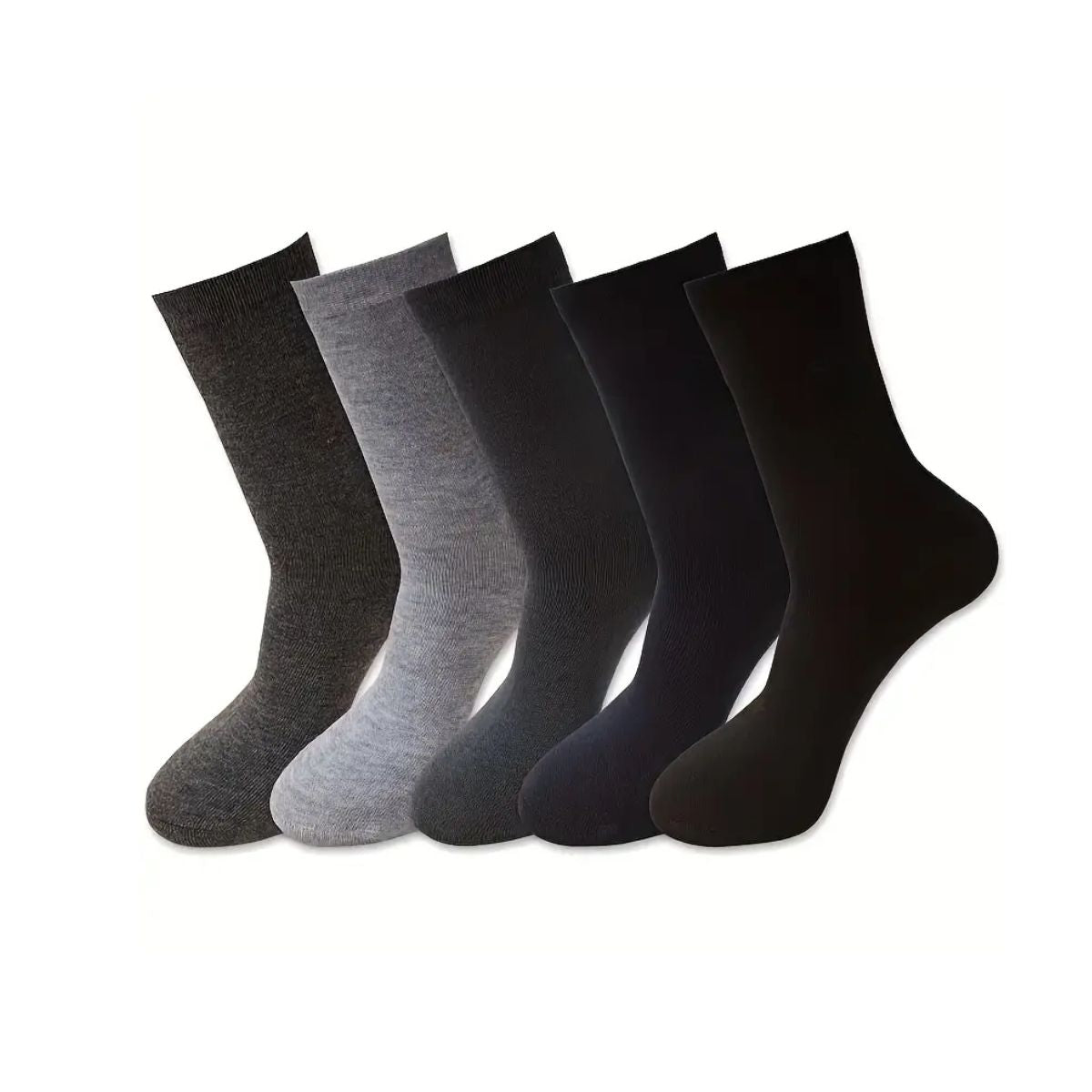 6 pares de calcetas de vestir para hombres diseños