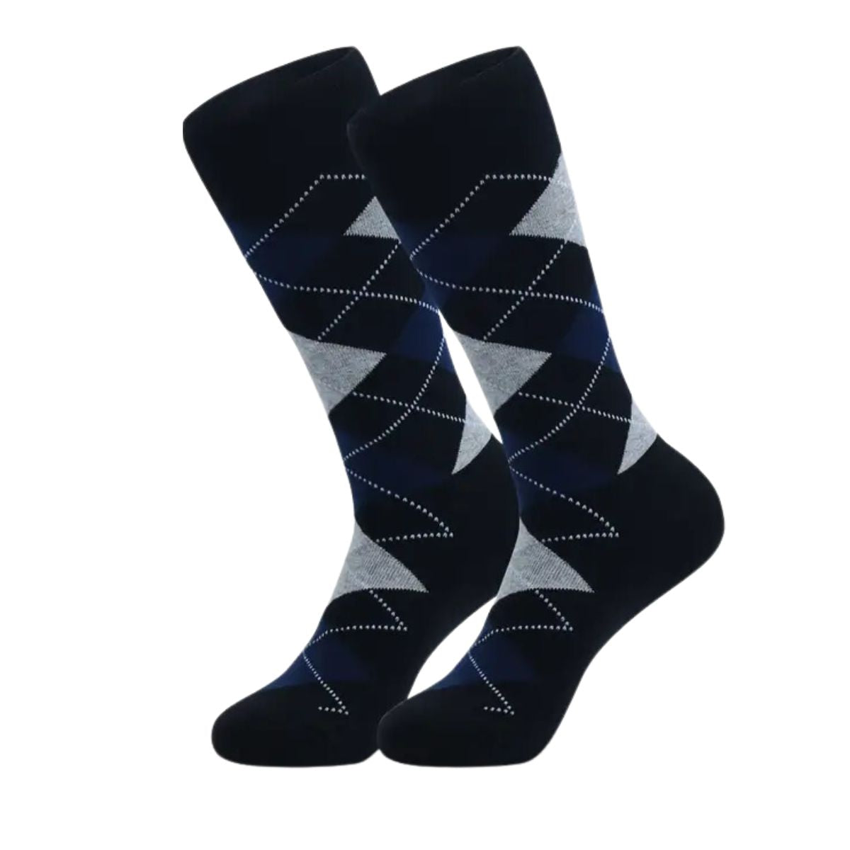 6 pares de calcetas de vestir para hombres diseños