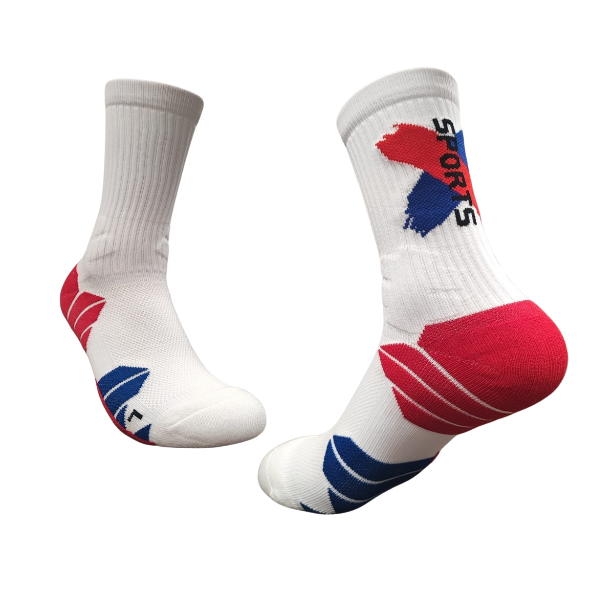 calceta de deportes 6 pares buen ajuste y compresión unisex