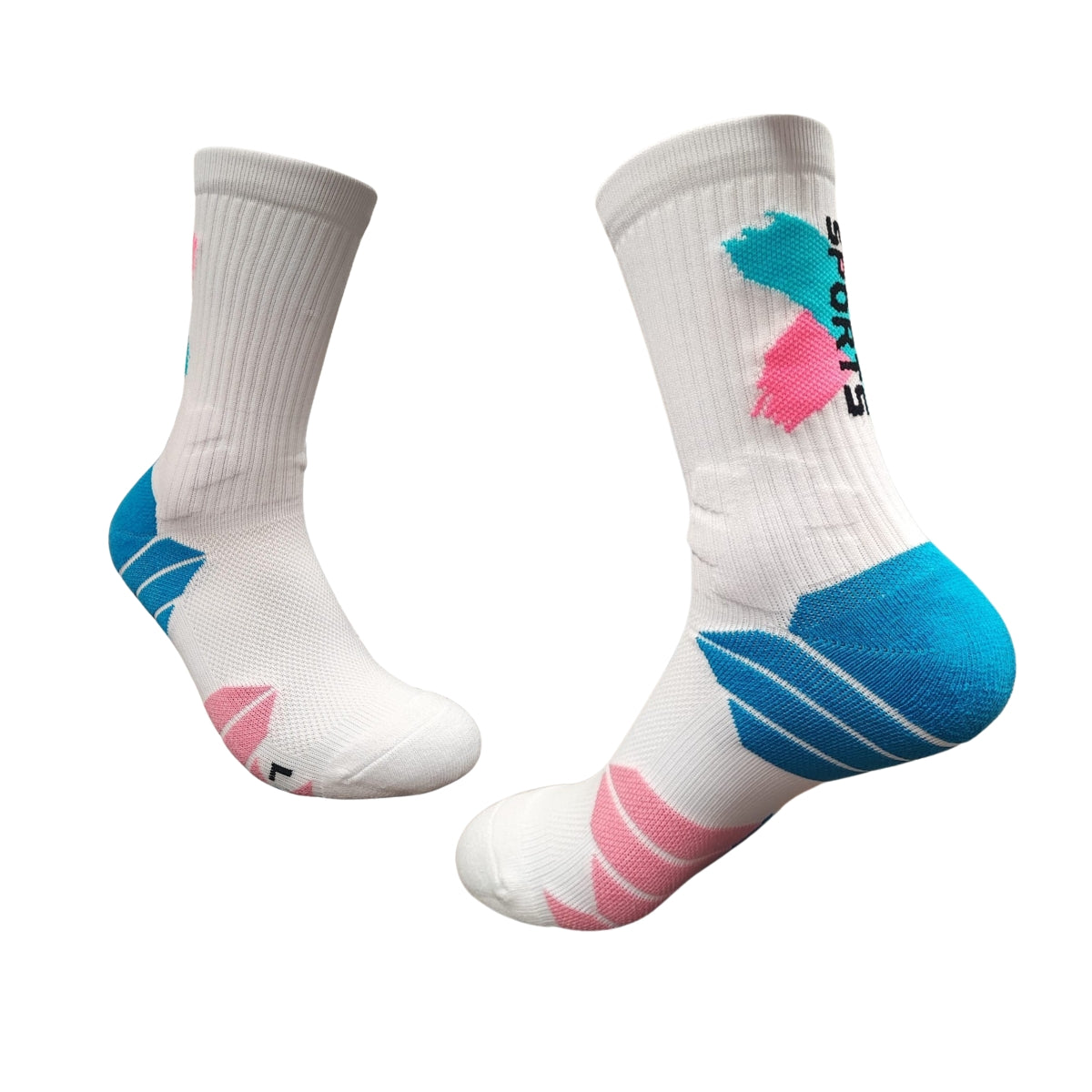 calceta de deportes 6 pares buen ajuste y compresión unisex