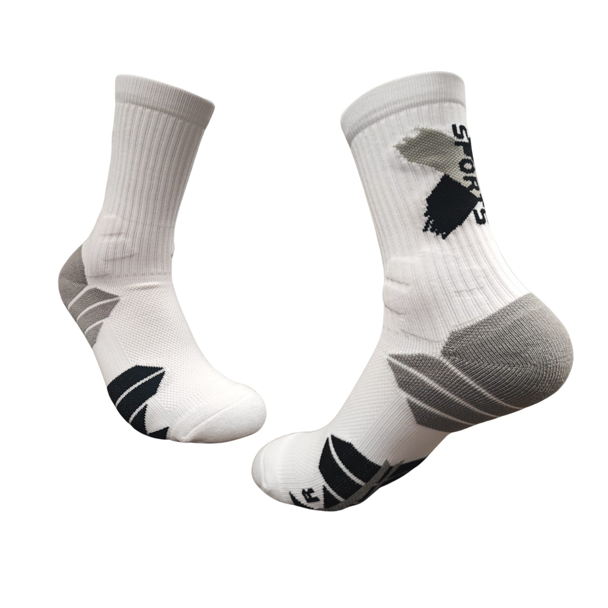 calceta de deportes 6 pares buen ajuste y compresión unisex