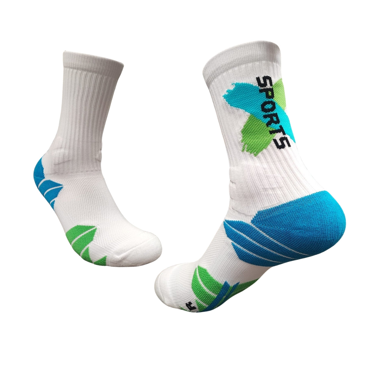 calceta de deportes 6 pares buen ajuste y compresión unisex