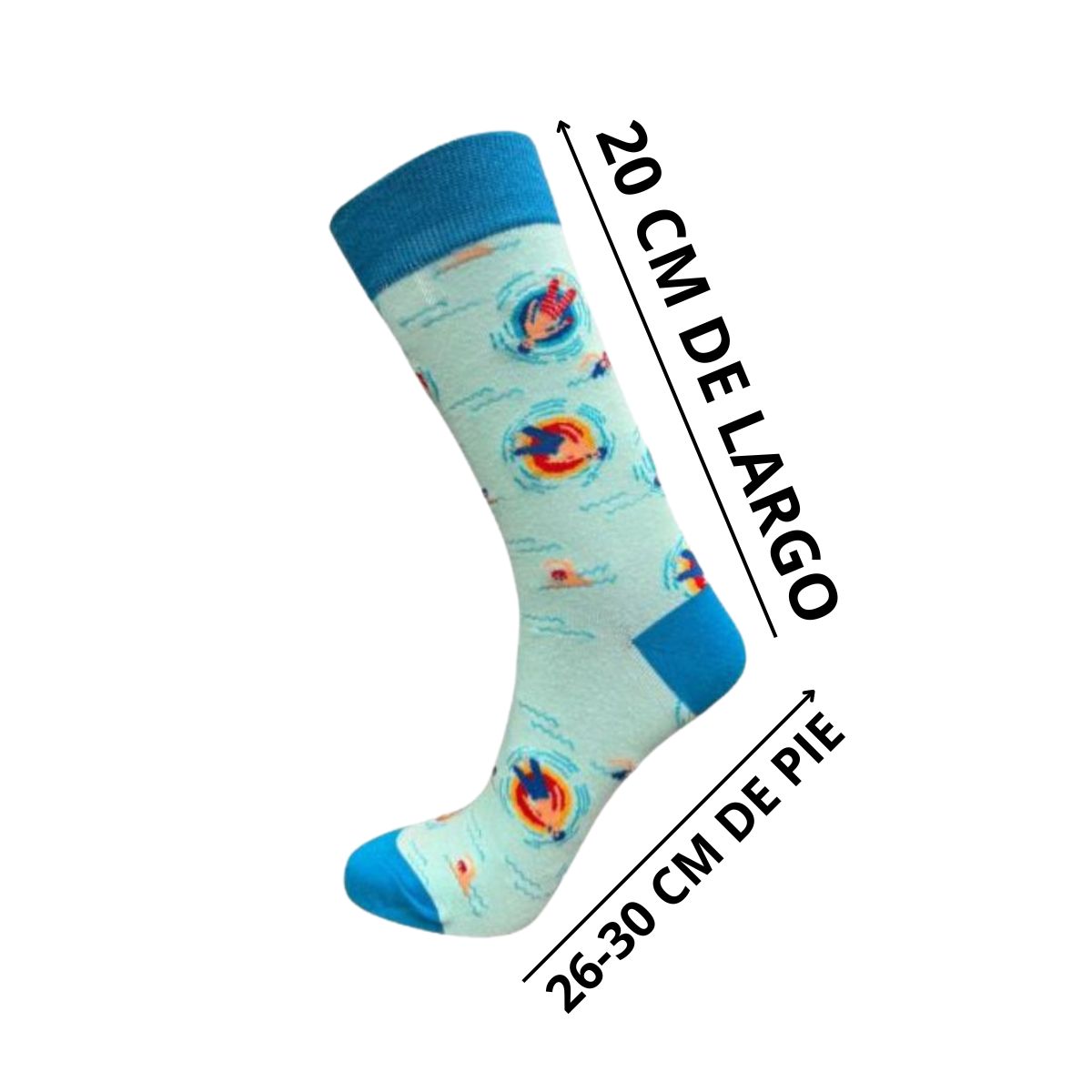 12 pares calcetín de algodon largo diseños divertidos
