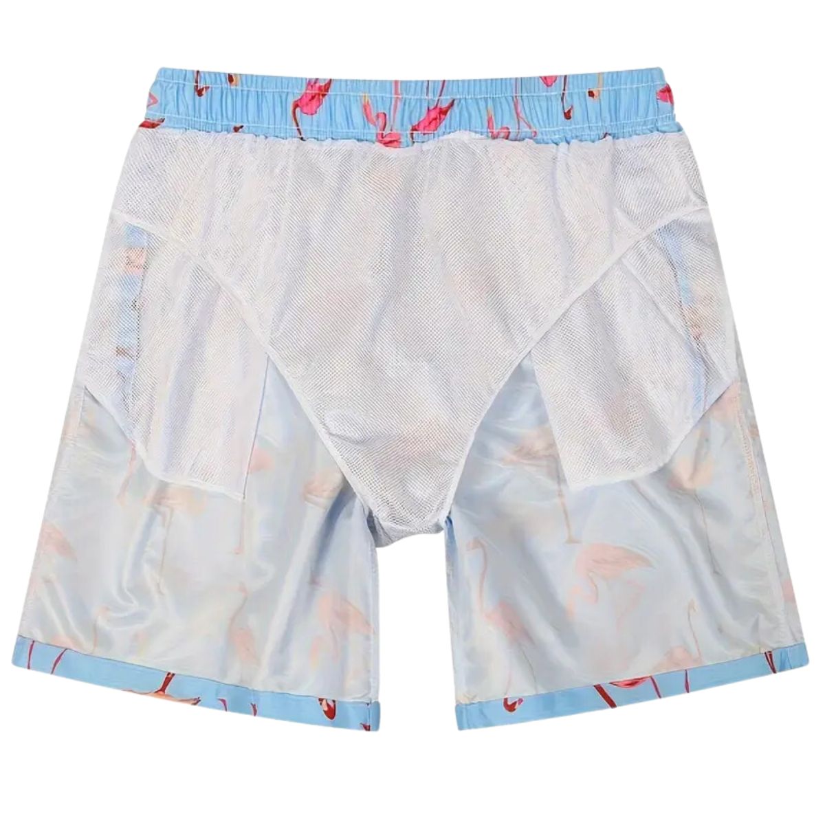 6 piezas de short playero para caballero