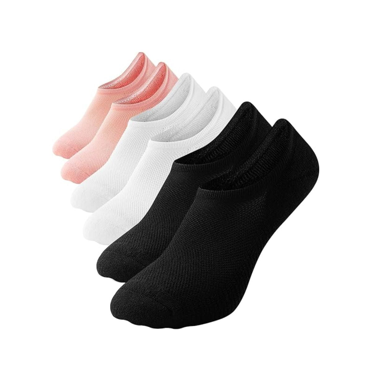 calcetines invisibles 12 pares antiderrapantes silicon dama