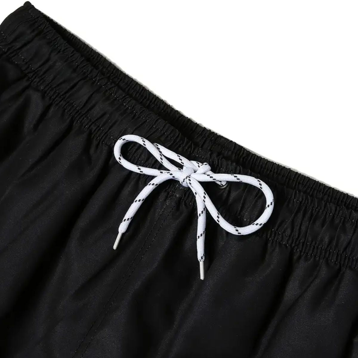 6 piezas de short playero liso para caballero