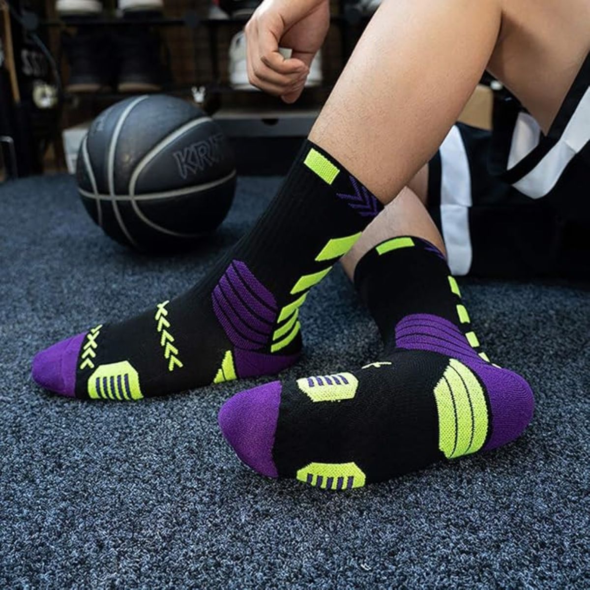 calcetas de compresión deportivo unisex paquete de 6 pares
