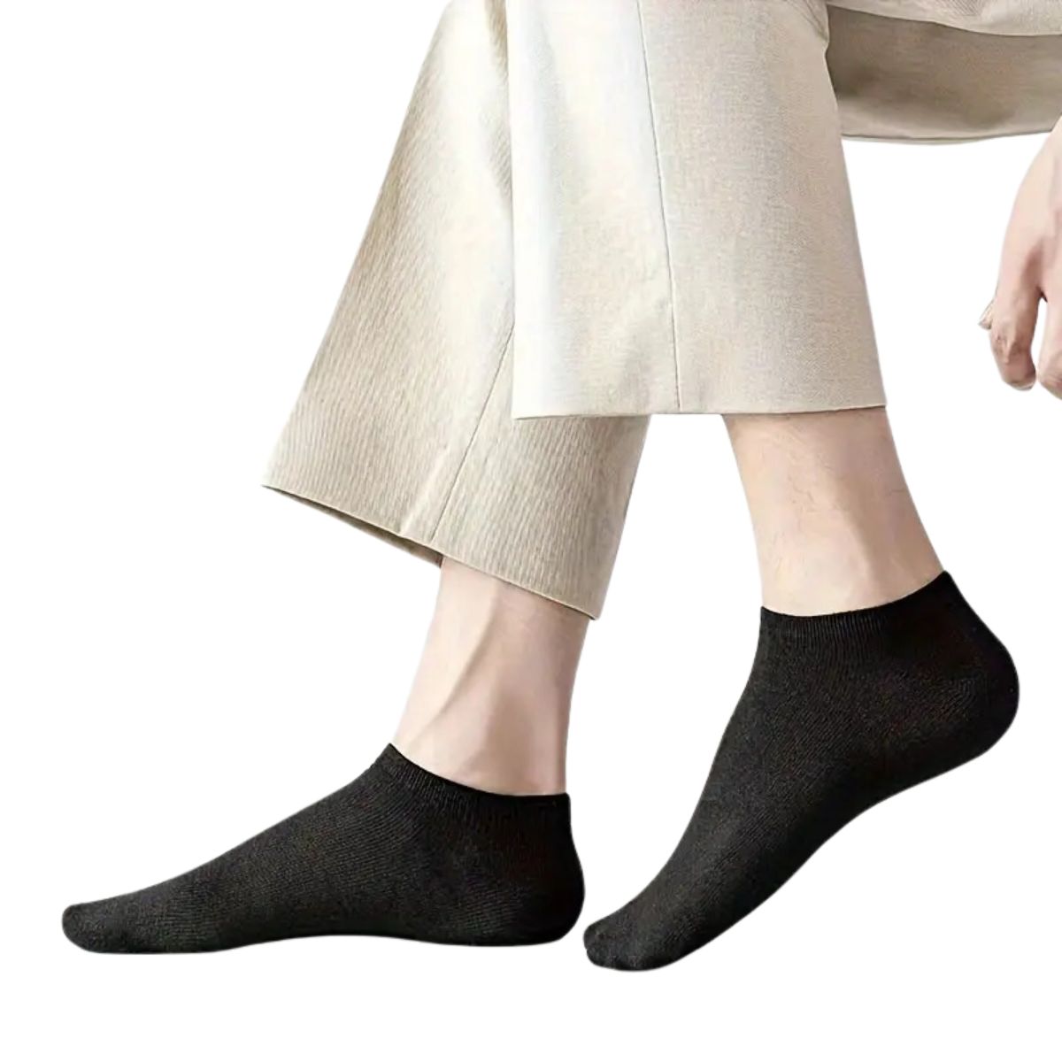 12 pares de calcetas para caballero de algodon