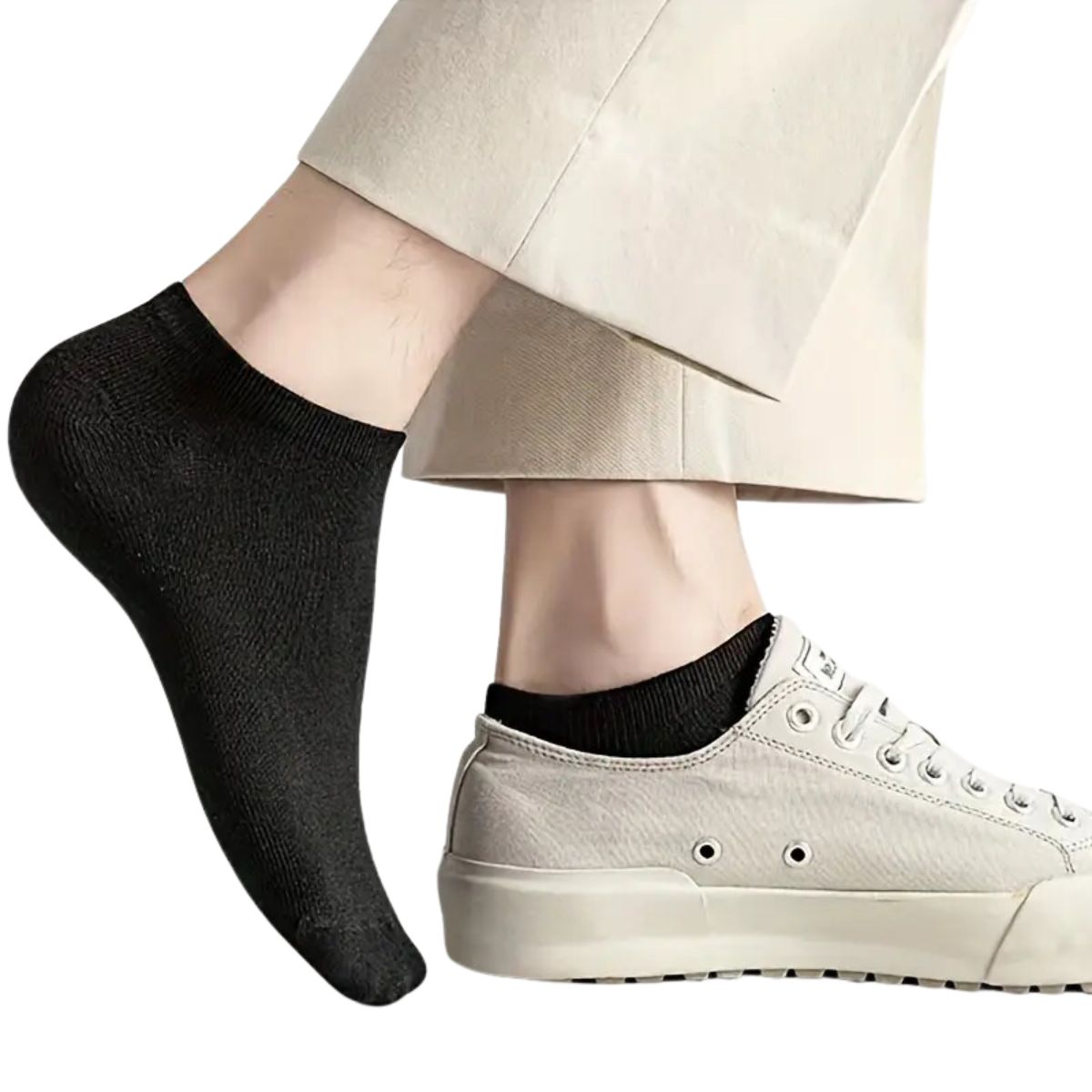 12 pares de calcetas para caballero de algodon