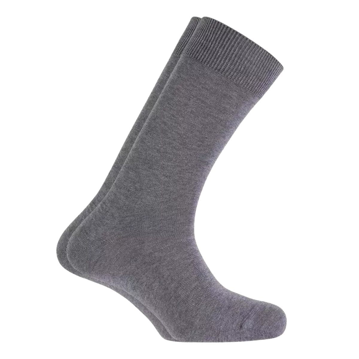 liquidacion calcetines de vestir luxor algodón 12 pares solo gris