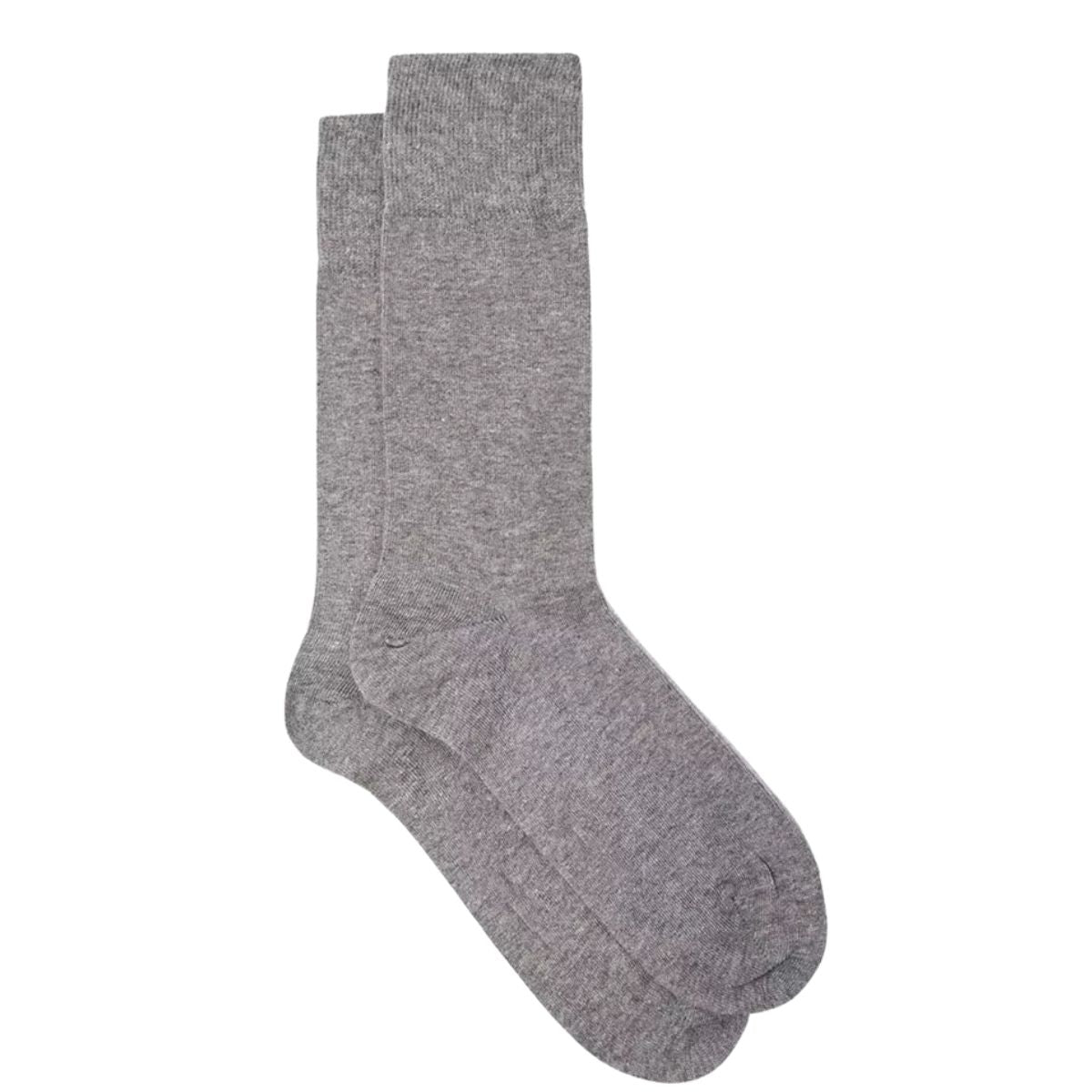 liquidacion calcetines de vestir luxor algodón 12 pares solo gris