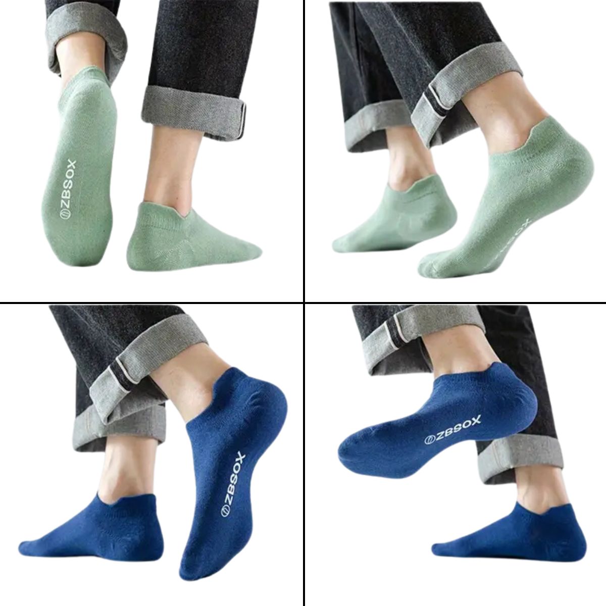 12 pares de calcetines deportivos cortos para correr