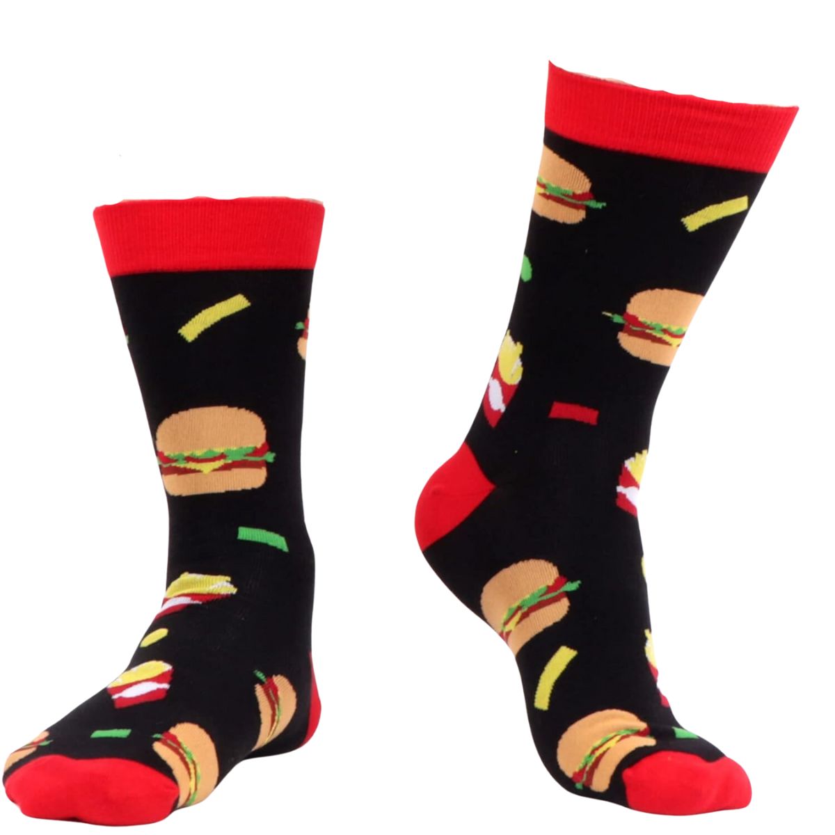 6 pares calceta unisex diseños divertidos
