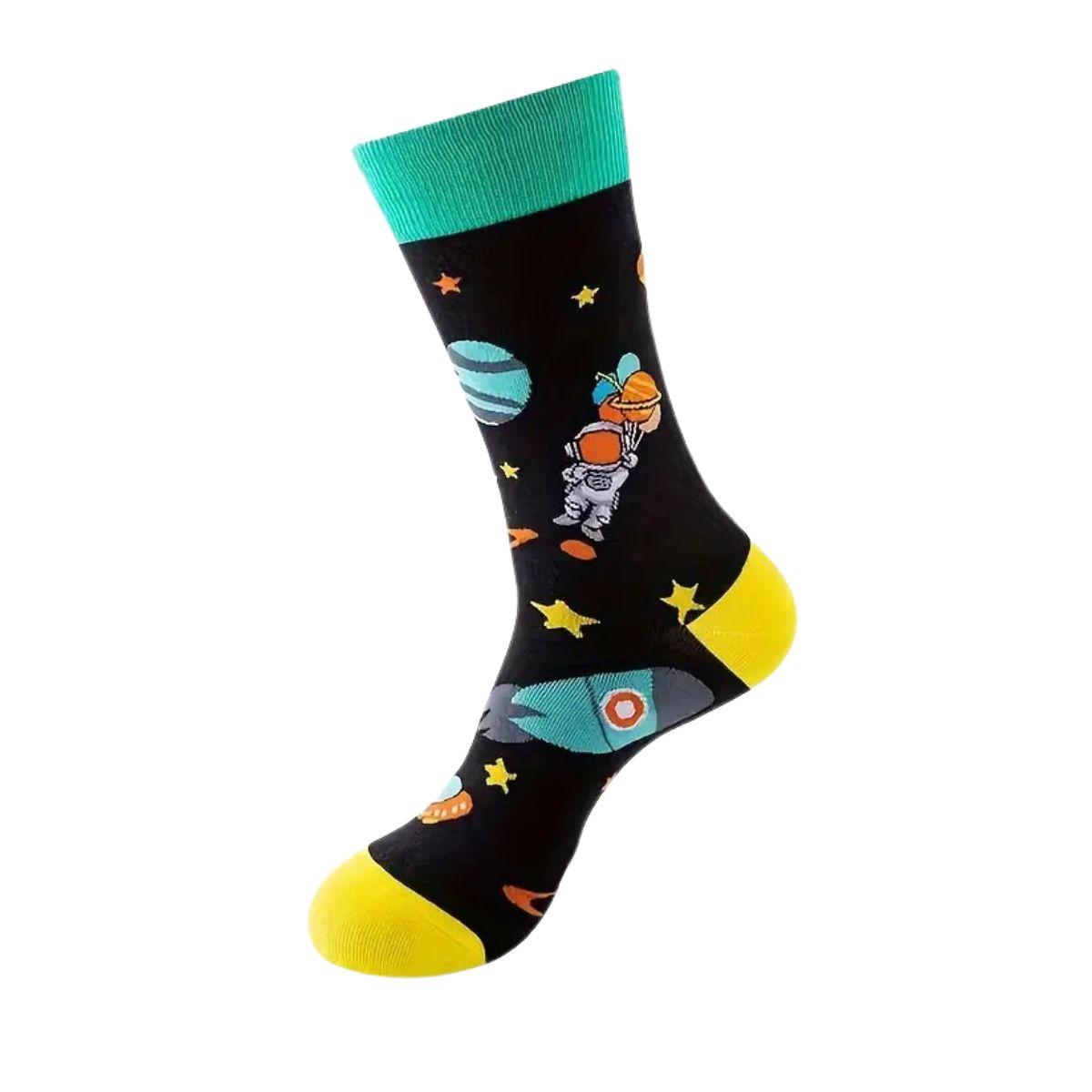 6 pares calceta unisex diseños divertidos