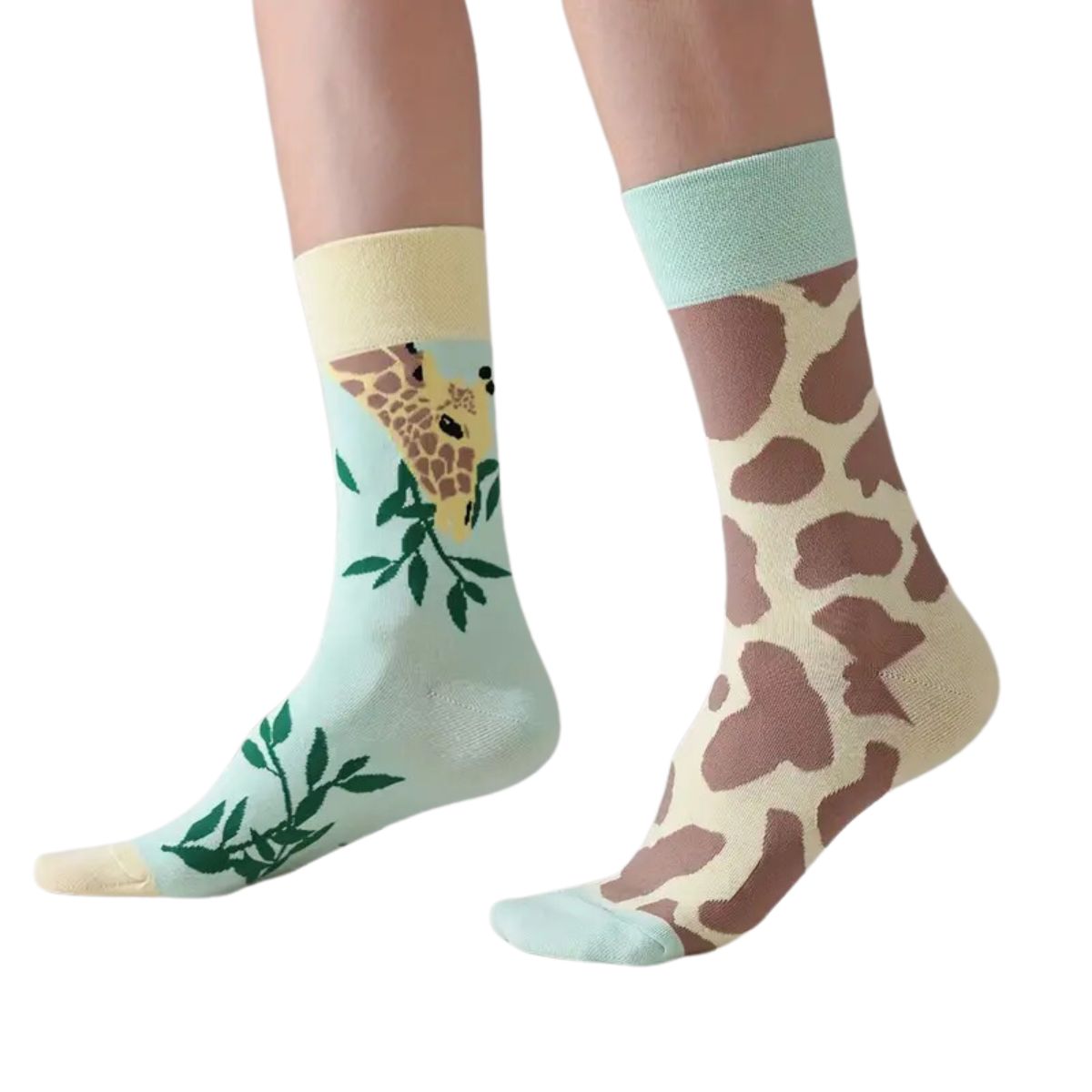 6 pares calceta unisex diseños divertidos