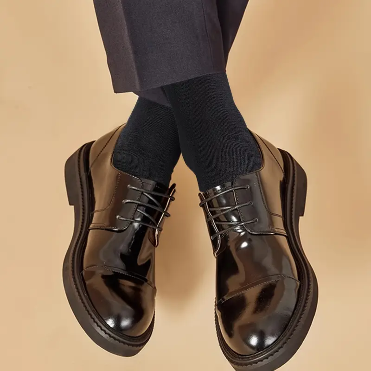 12 pares de calcetas de vestir para caballero
