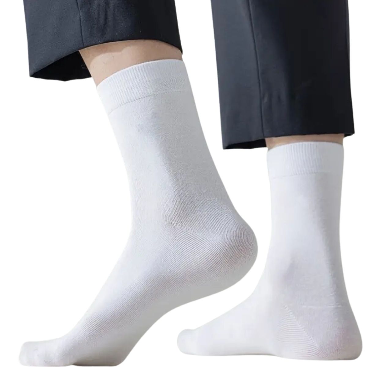 6 pares de calcetas de vestir para caballero