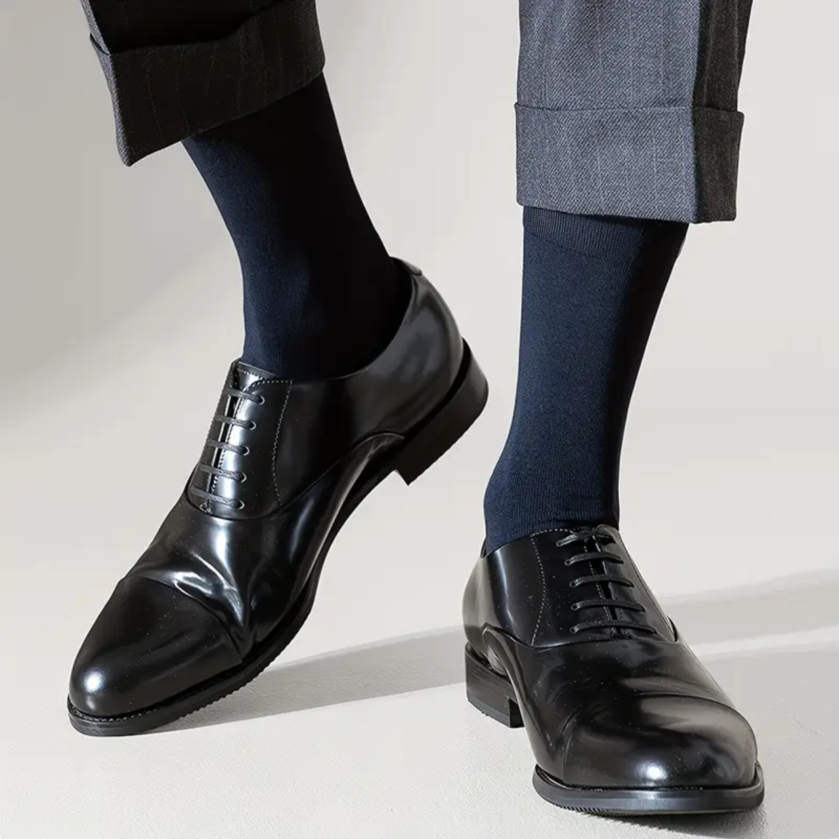 12 pares de calcetas de vestir para caballero