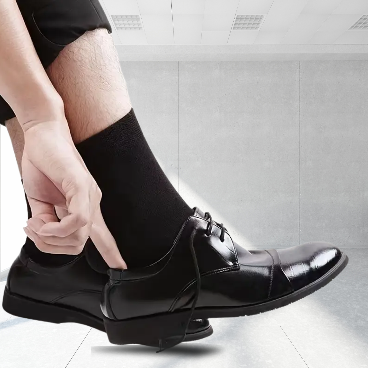 12 pares de calcetas de vestir para caballero