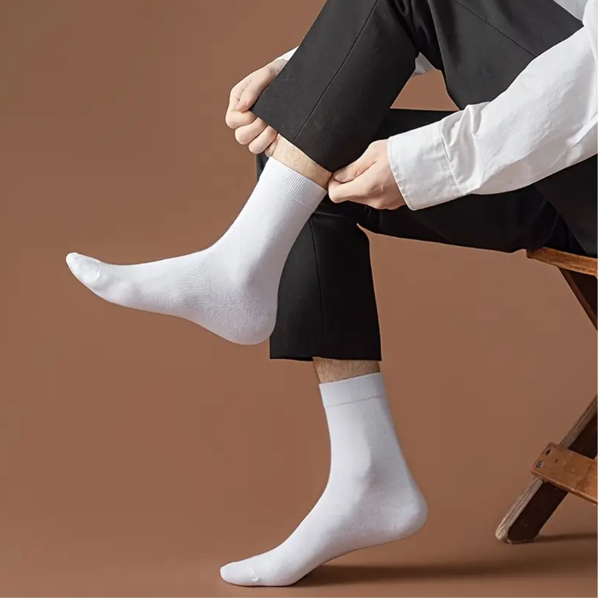 12 pares de calcetas de vestir para caballero
