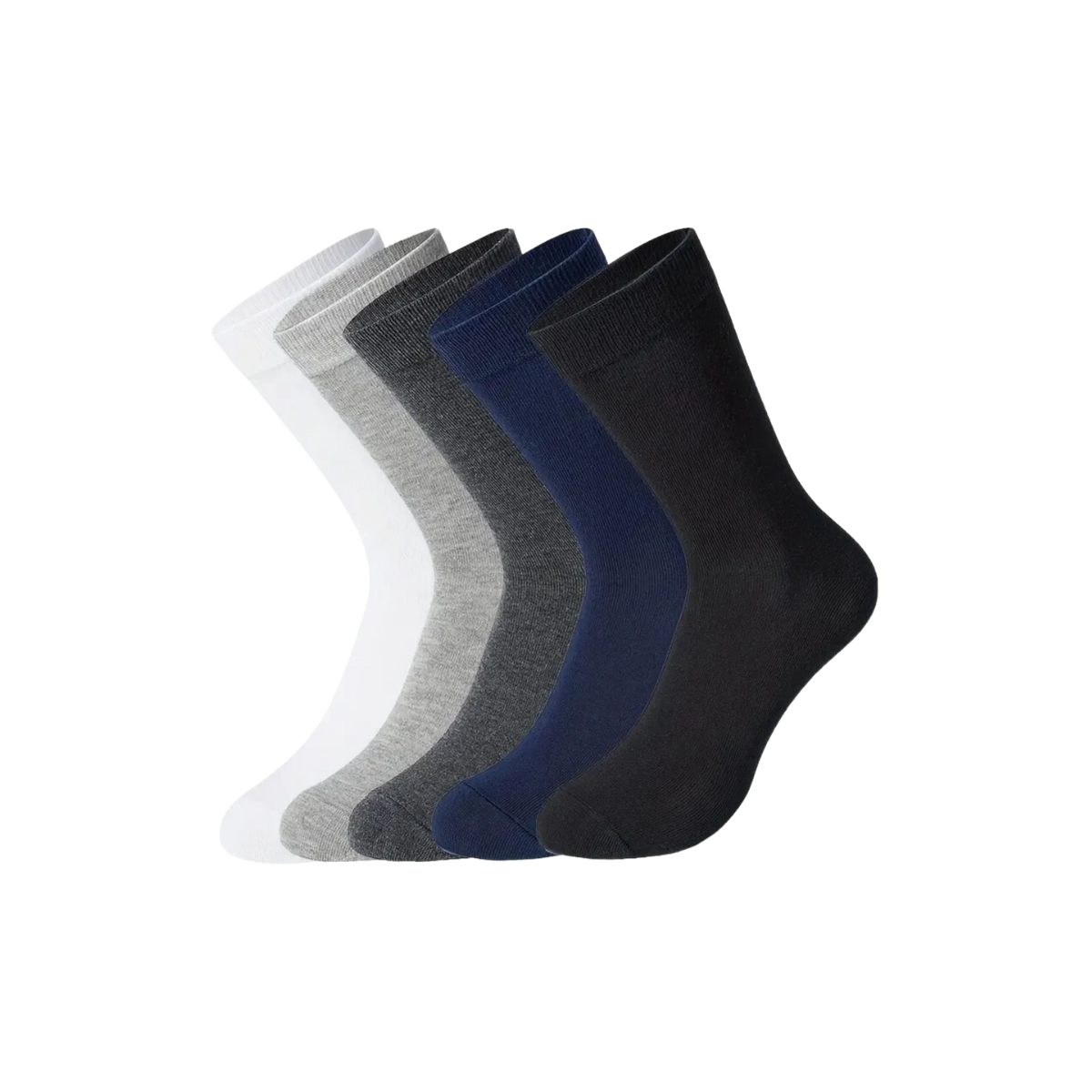 12 pares de calcetas de vestir para caballero
