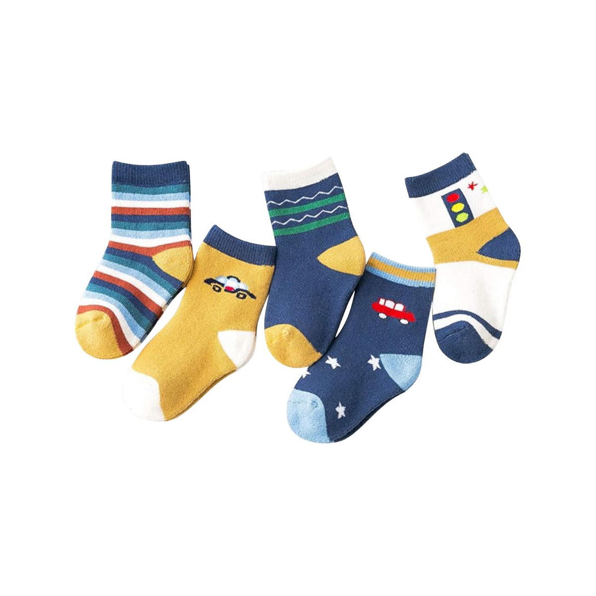 12 pares calceta 3/4 para niños