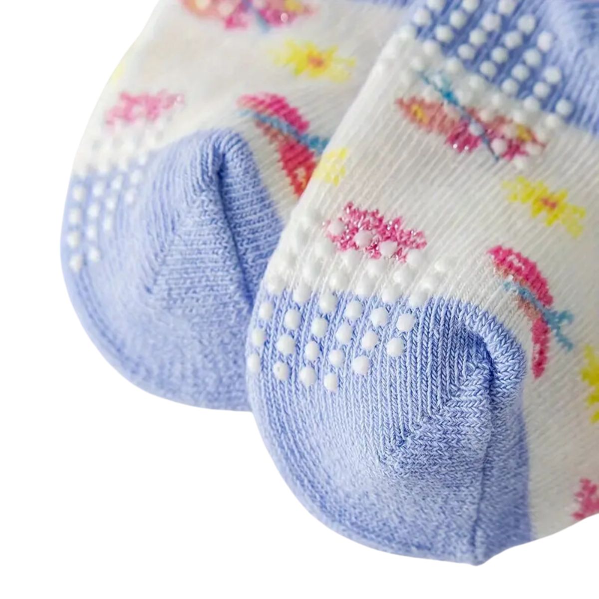 6 pares calcetas antiderrapantes para niños y niñas diferentes diseños