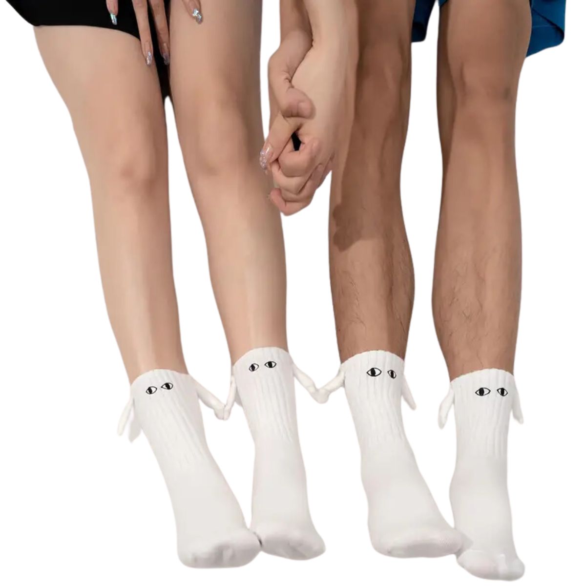 12 pares calcetas magnéticas de imán divertidas