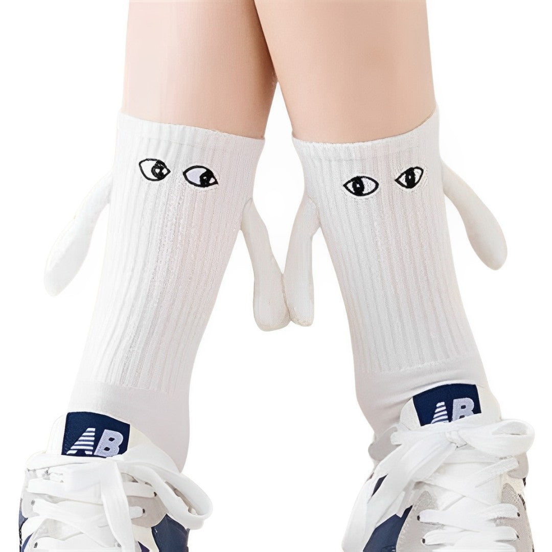 12 pares calcetas magnéticas de imán divertidas