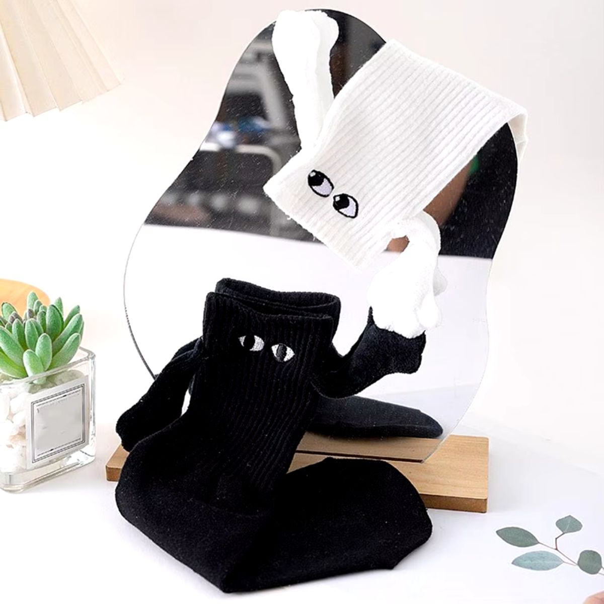 12 pares calcetas magnéticas de imán divertidas