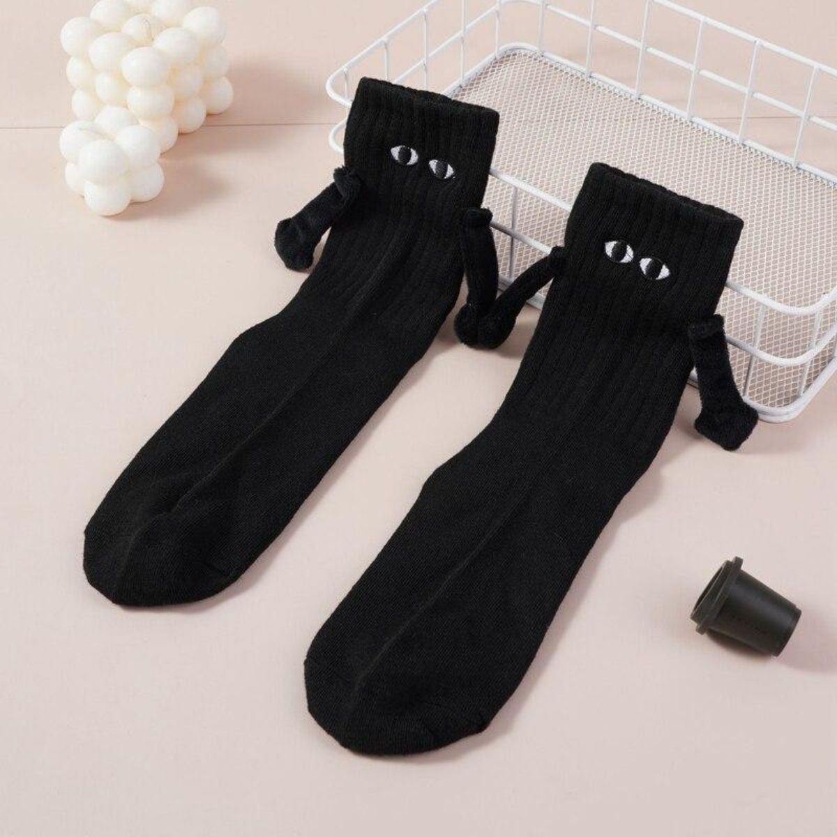 12 pares calcetas magnéticas de imán divertidas