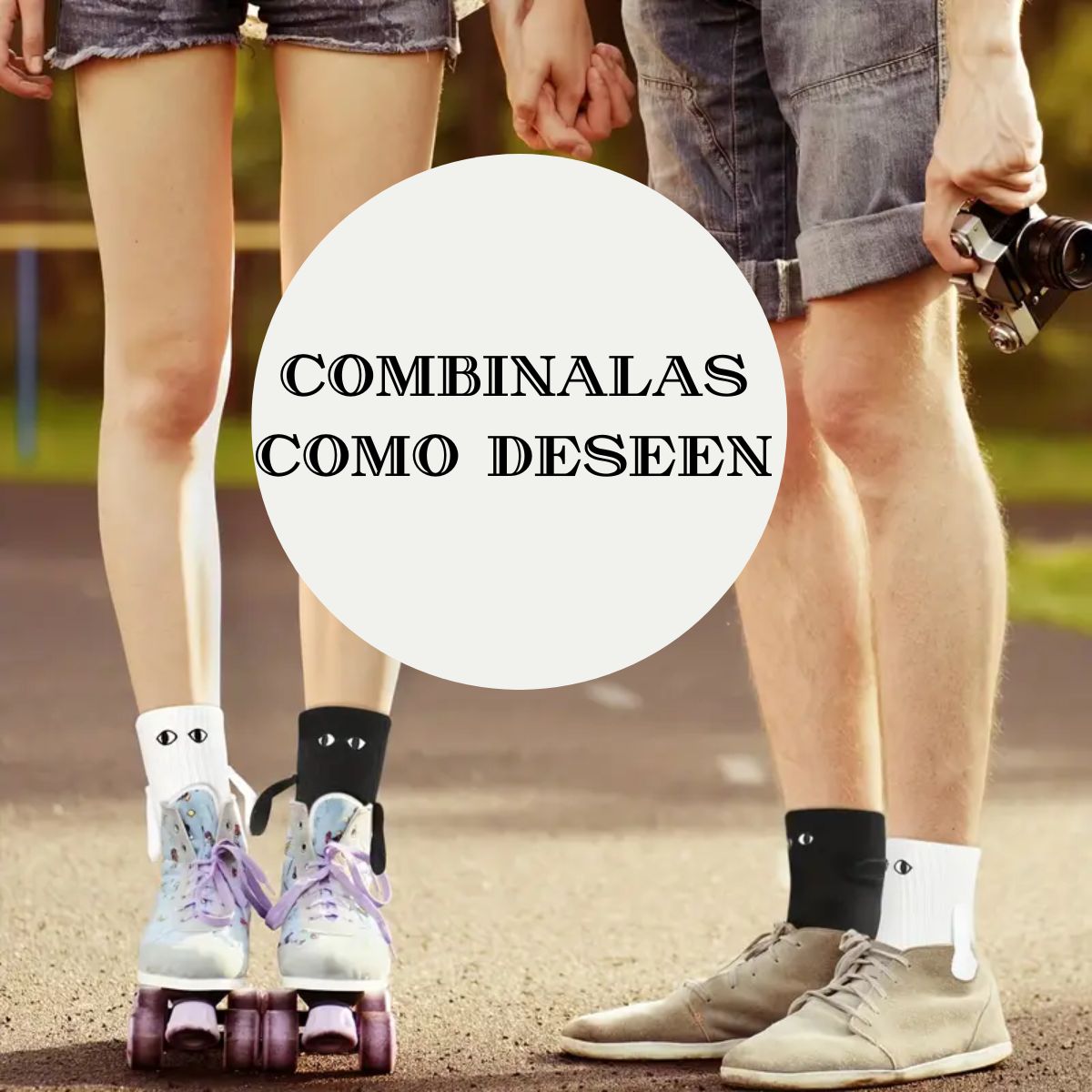 12 pares calcetas magnéticas de imán divertidas