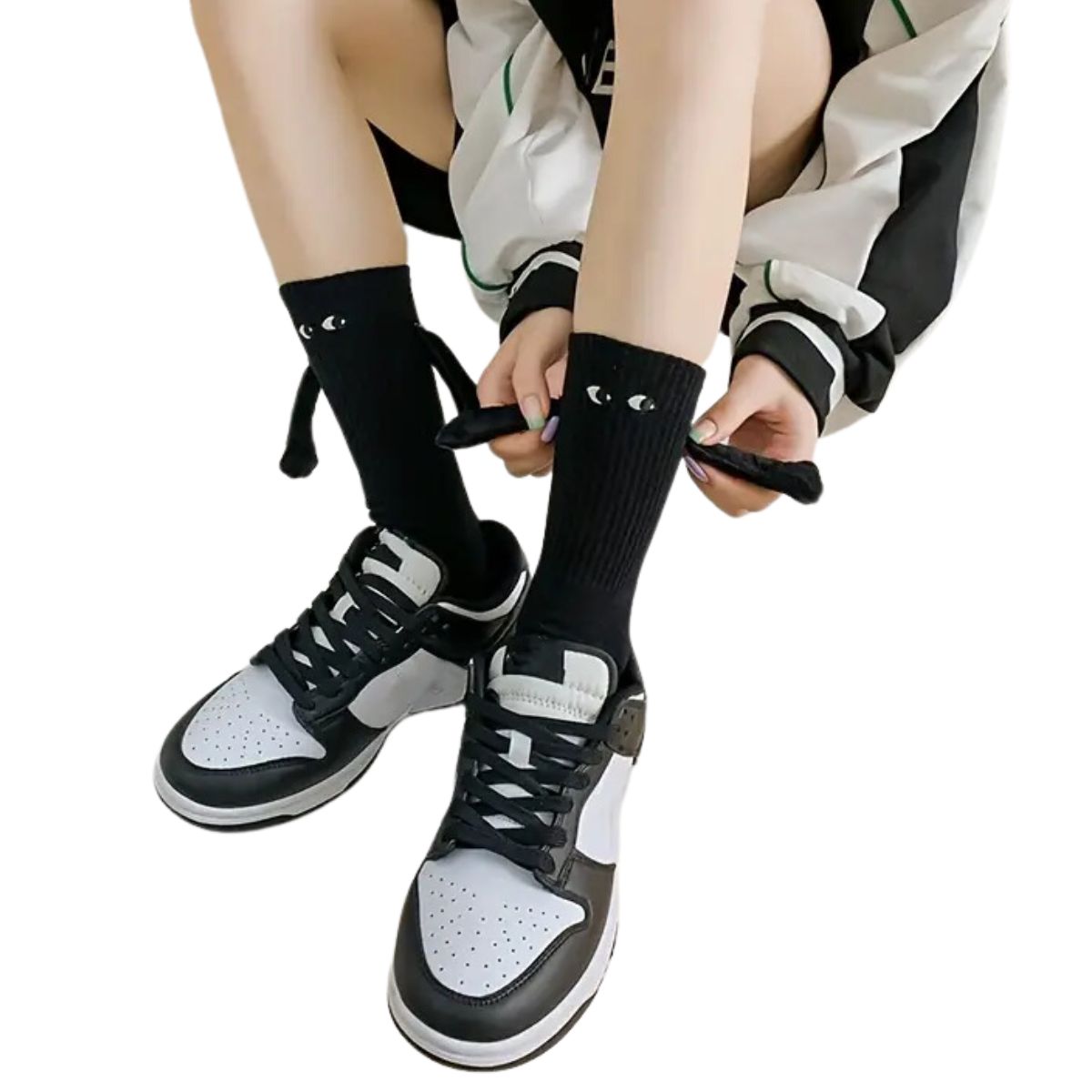 12 pares calcetas magnéticas de imán divertidas