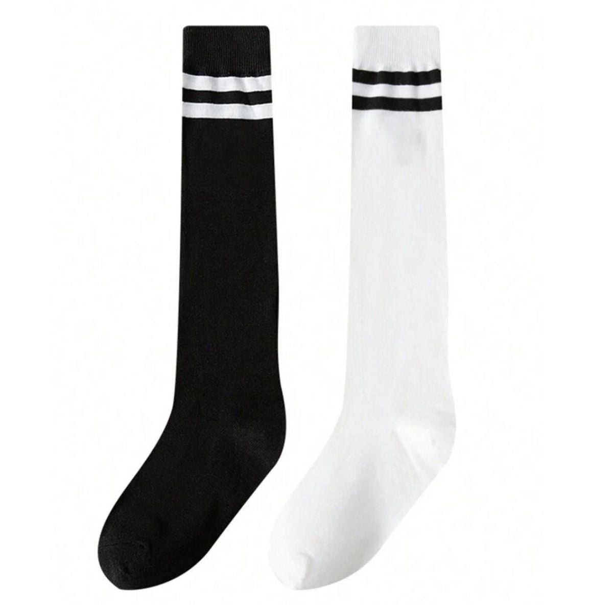 12 pares calceta larga mujer con rayas