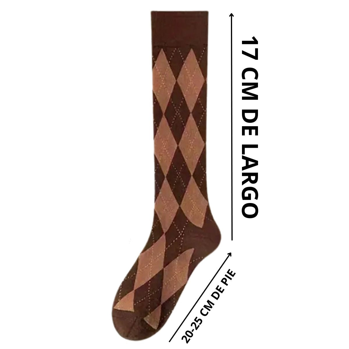 6 pares de calceta para vestir de dama
