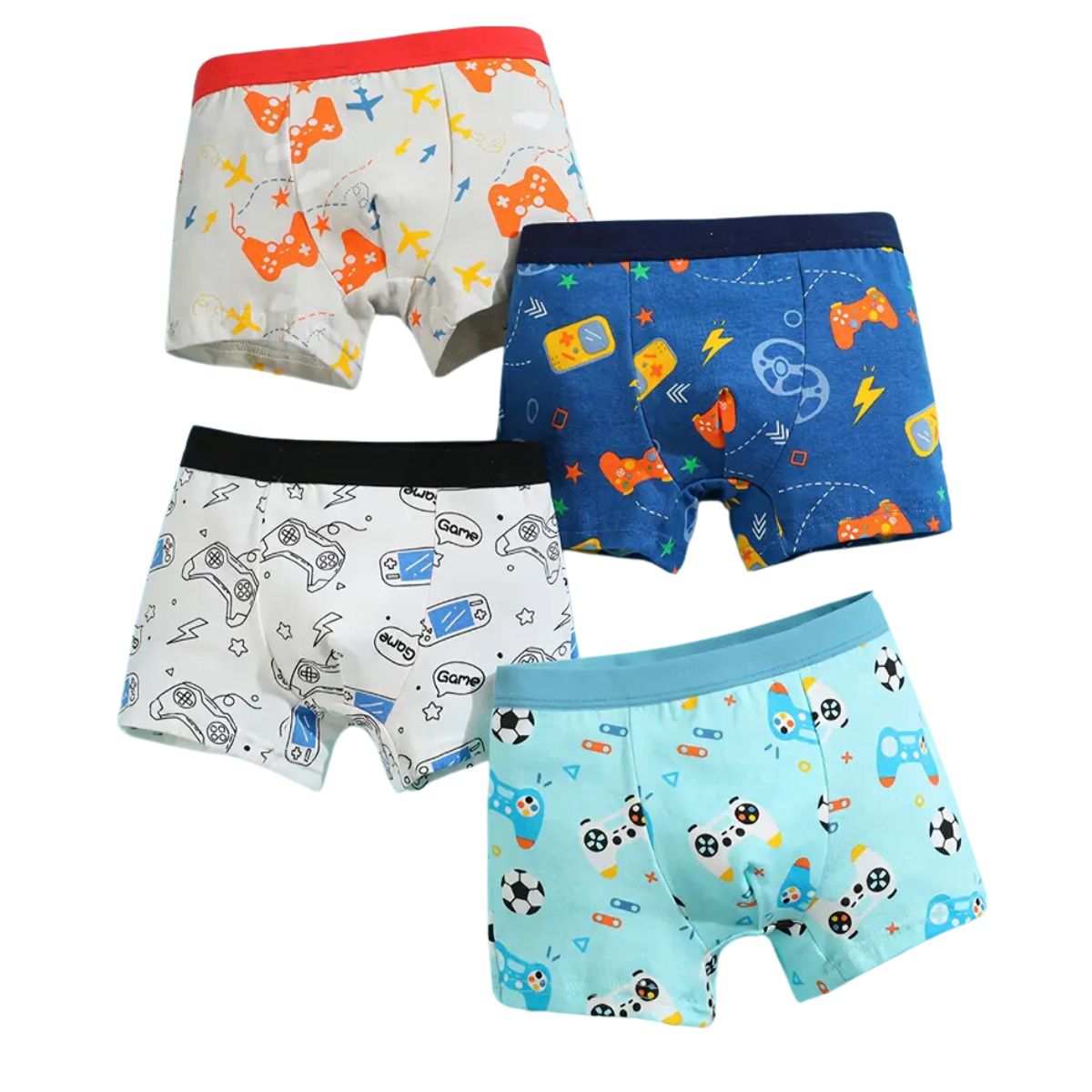 12 piezas boxer microfibra para niños