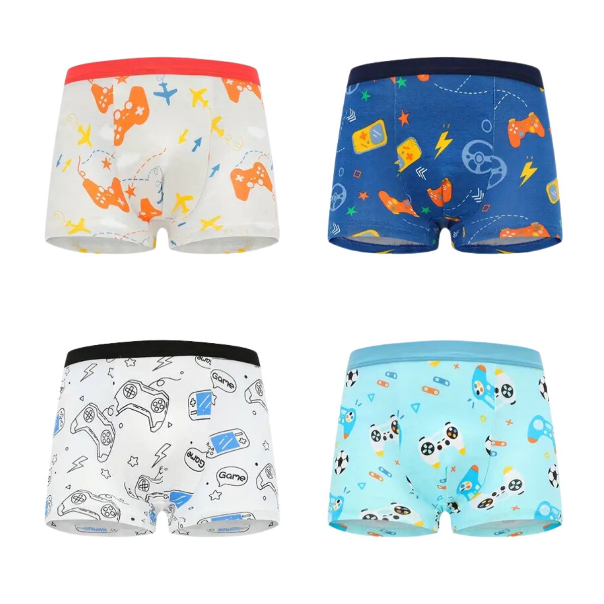 12 piezas boxer microfibra para niños