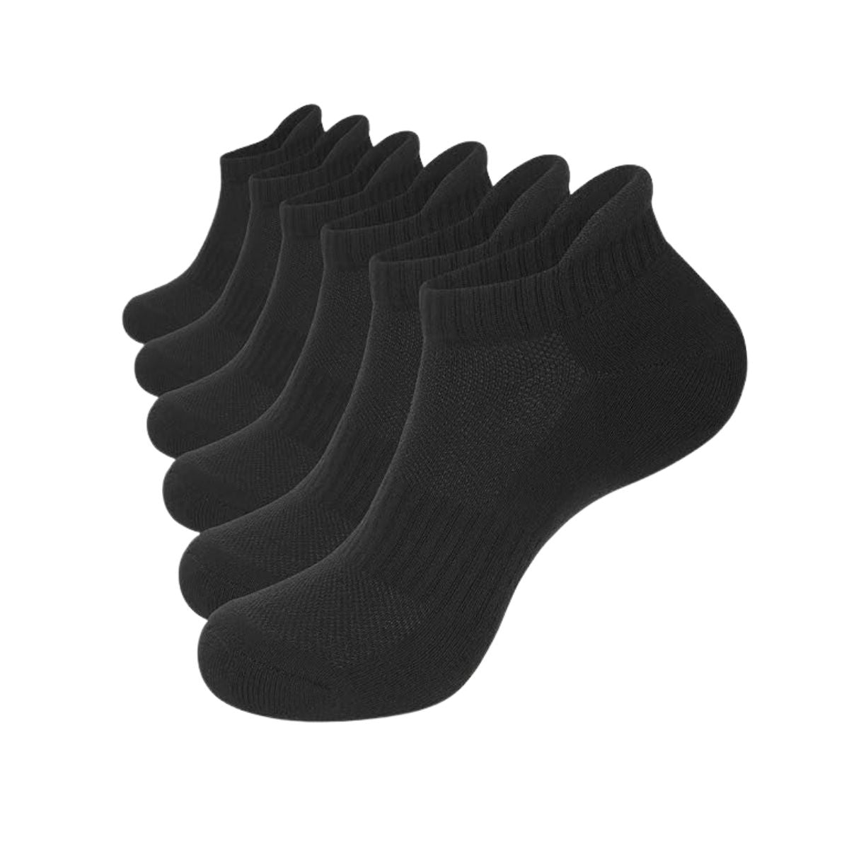 6 pares calcetines deportivos corte bajo paquete