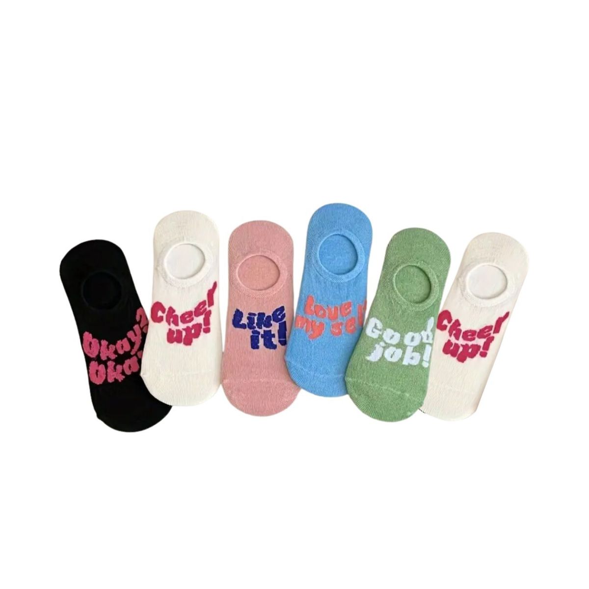 6 pares calcetines invisibles dama antideslizantes cómodos