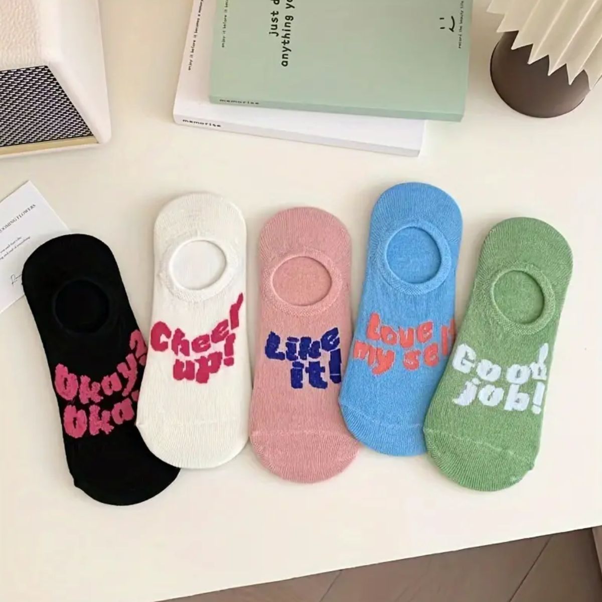 6 pares calcetines invisibles dama antideslizantes cómodos