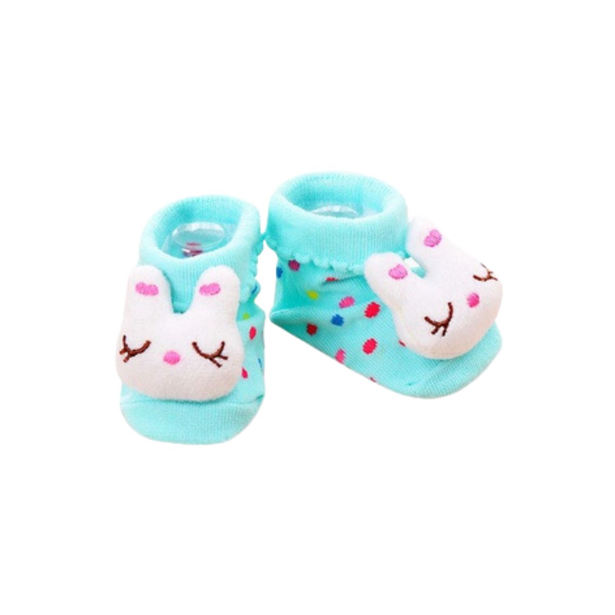 6 pares calcetin con peluche bebé 0 a 12 meses