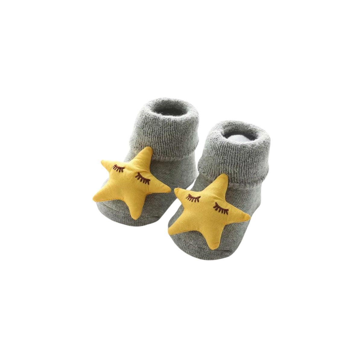 6 pares calcetin con peluche bebé 0 a 12 meses