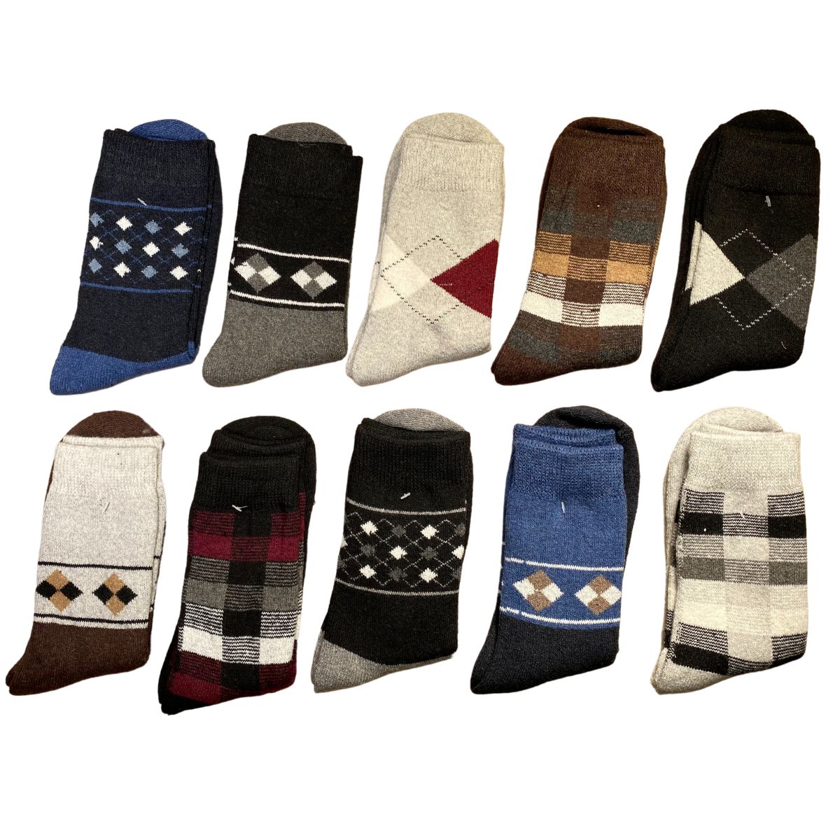 calcetines termicos para caballero (12 pares) gruesos suaves comodos