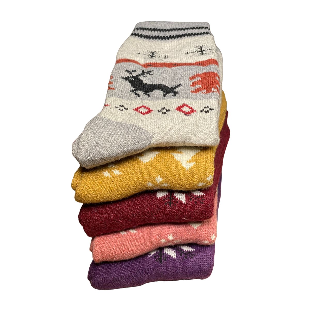 calcetines termicos para dama gruesos suaves y comodos (6 pares)