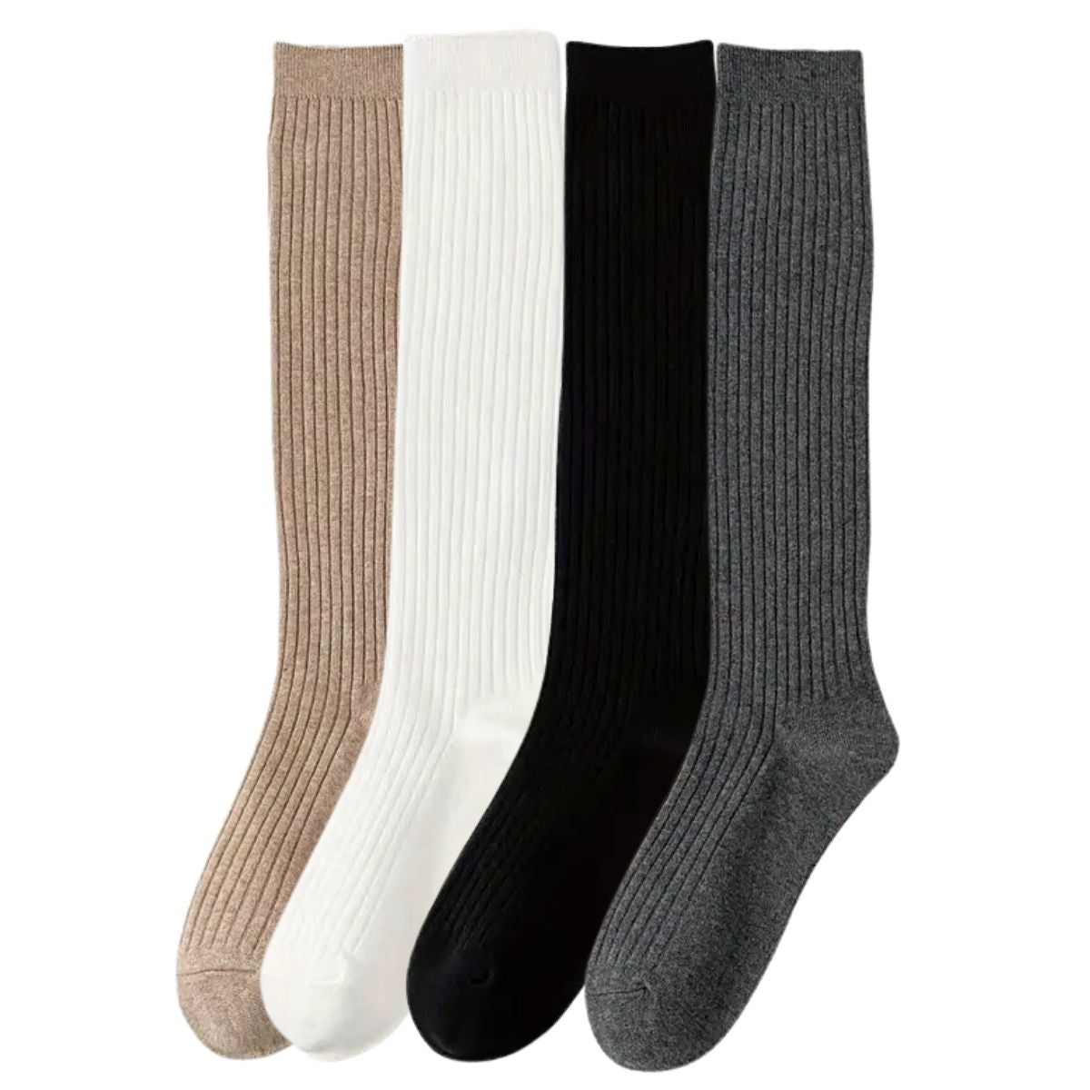calcetas largas y térmicas 12 pares mujer