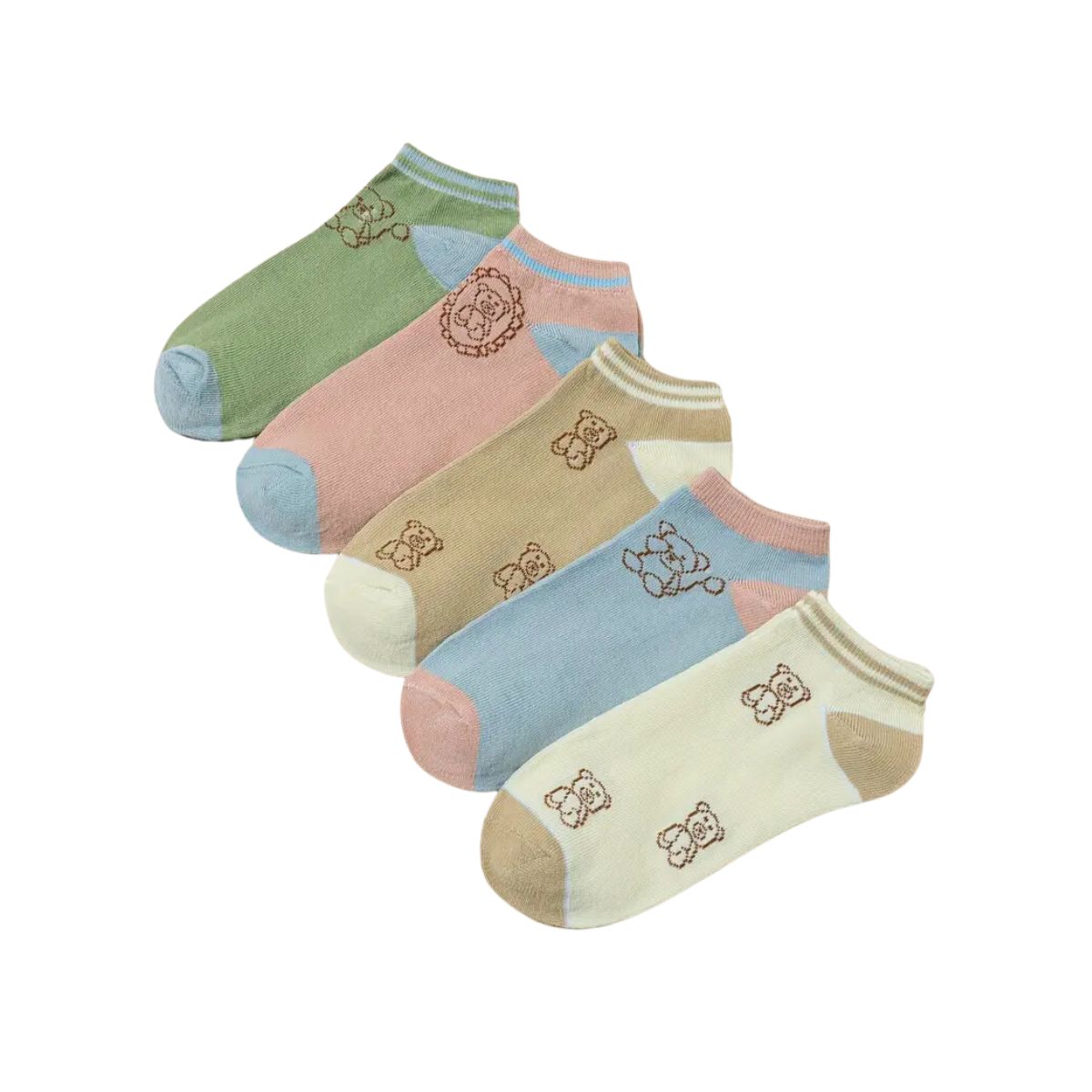 12 pares de calcetas para dama diseños surtidos